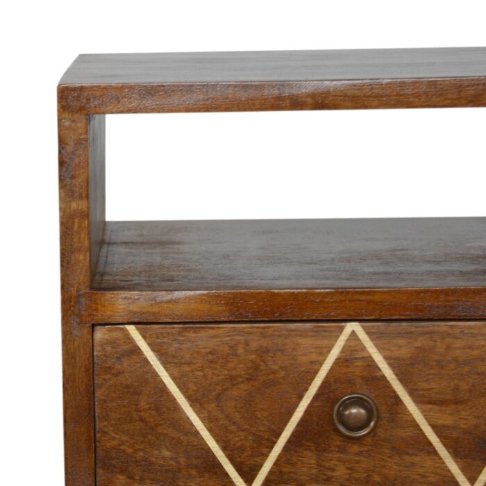 Mini Geo Brass Bedside - Image 4