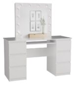 Luna White Vanity Set