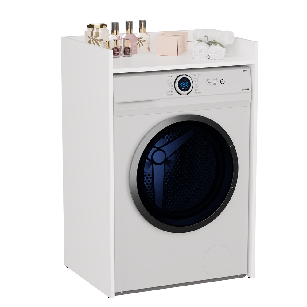 1 Pola NP Over-the-Washer Cabinet in White Matt - Image 2