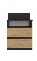 Vero M1 Bedside Unit – Anthracite & Oak - Image 2