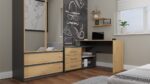 Dany Modern Desk – Anthracite & Oak - Image 6