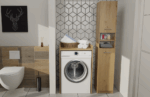 Pola NP Over-the-Washer Cabinet in Artisan Oak - Image 5