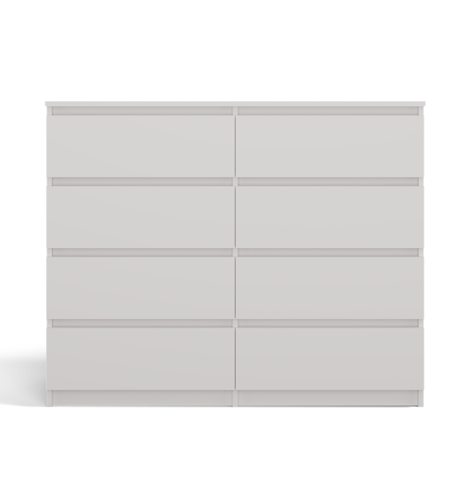 1 Malwa M8 8-Drawer Dresser - White - Image 7