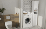 Pola NP Over-the-Washer Cabinet in White Matt - Image 6