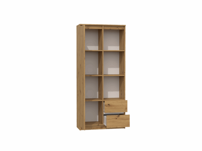 Arden RS-80 Oak Bookcase - Image 2