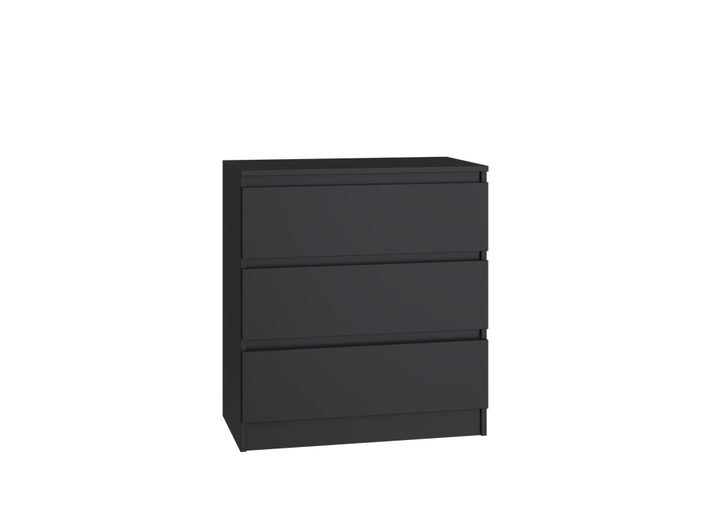 11 Malwa M3 Chest of Drawers - Black - Image 1