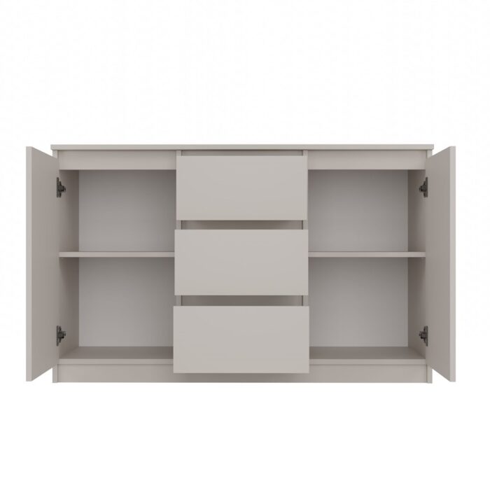 Malwa 2-Door 3-Drawer Chest – Beige Finish - Image 11