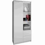 Arden RS-80 White Bookcase - Image 2