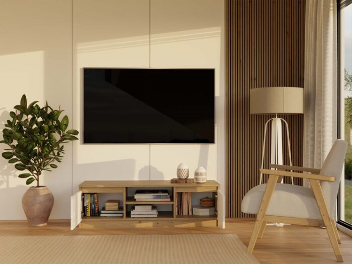 TV Stand Dalton 120 Rustic Oak - Image 11