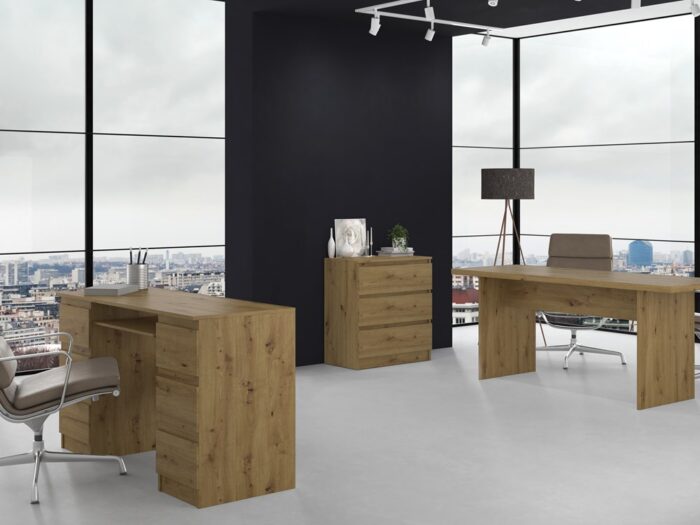 Malwa M3 Oak Effect Storage Unit - Image 4