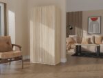 Malwa SD-90 Two-Door Wardrobe in Sonoma Oak - Image 6