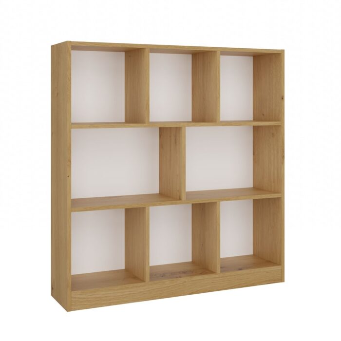 Nexa 8P Oak Bookcase - Image 8