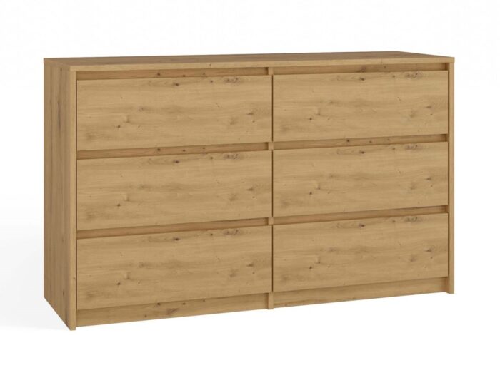 Karo 120cm Oak Effect Storage Cabinet - Image 1