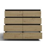 Malwa M8 Dresser - Anthracite & Artisan Oak - Image 8