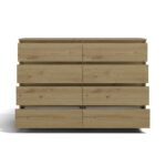 Malwa M8 Wide 8-Drawer Dresser - 140cm - Artisan Oak - Image 2