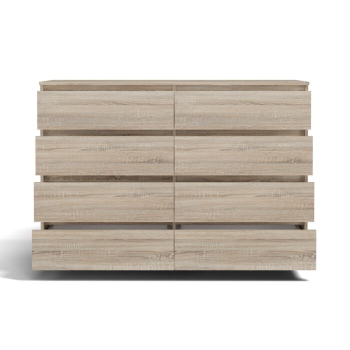 Malwa M8 Wide Chest – Sonoma Oak 140cm - Image 8