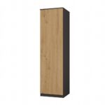 Wardrobe Liora 50 Anthracite Oak