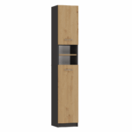 Marbela Loft Cabinet Anthracite Oak