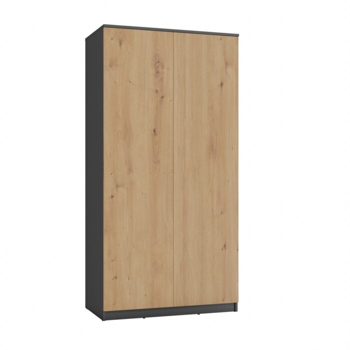 Wardrobe Liora 90 Anthracite Oak - Image 2
