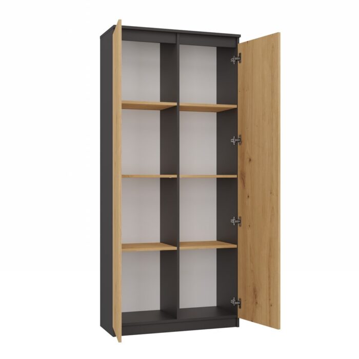 Orwin RS-80 Anthracite Oak Bookcase - Image 4