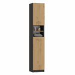 Marbela Loft Cabinet Anthracite Oak - Image 2