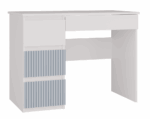 Mijas Left-Hand Desk – Blue Edition
