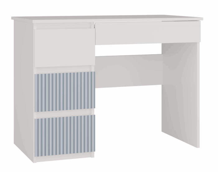 Mijas Left-Hand Desk – Blue Edition - Image 1