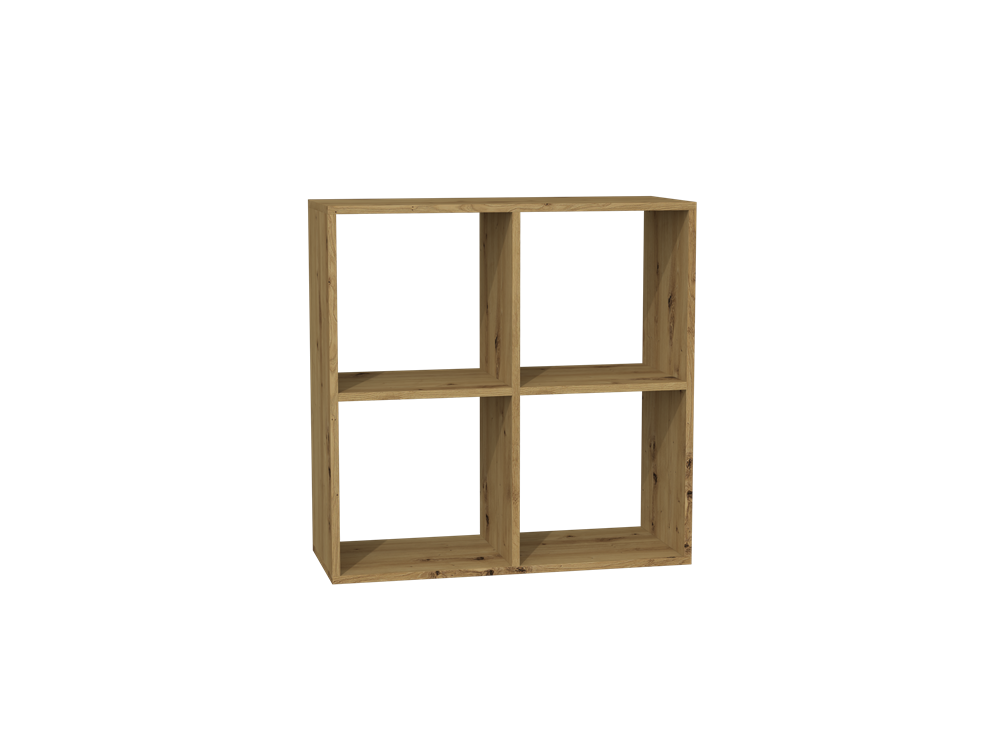 220001 Malax 2x2 Cube Bookcase in Artisan Oak - Image 1