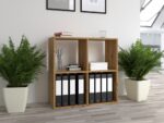 Malax 2x2 Cube Bookcase in Artisan Oak - Image 2