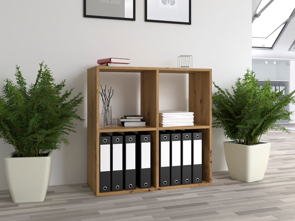 22_artisan_pp Malax 2x2 Cube Bookcase in Artisan Oak - Image 2