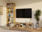 TV Stand Dalton 140 Oak & Cashmere Beige - Image 7