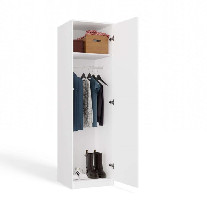 Wardrobe Liora 50 Mirror White - Image 21