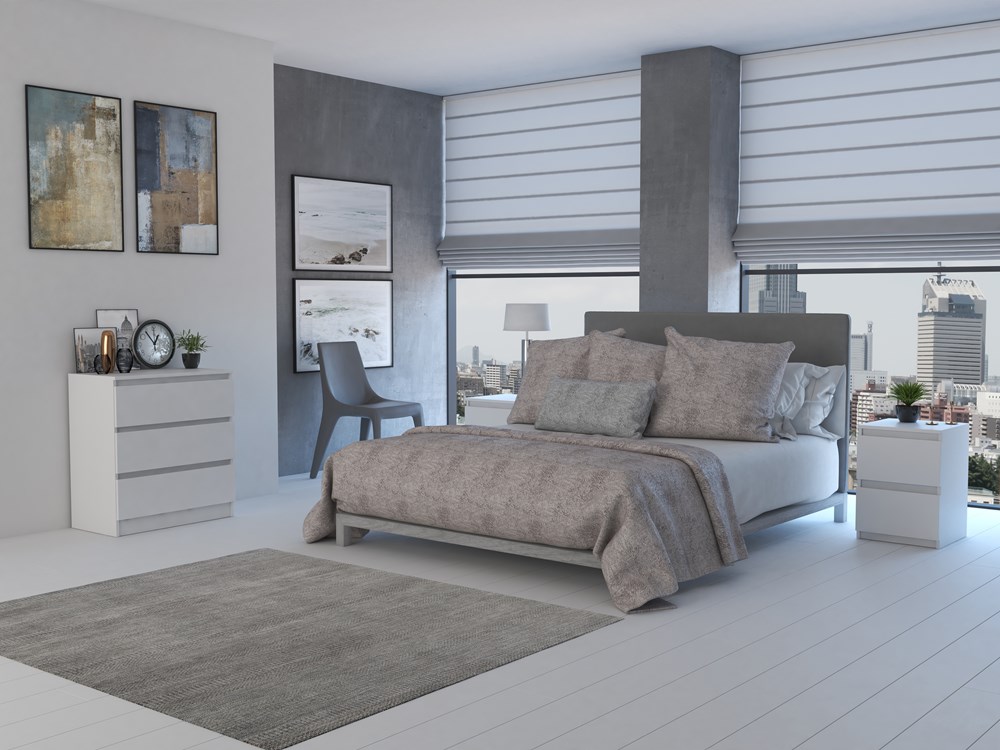 2_20_3_white Malwa M3 Chest of Drawers - White - Image 5