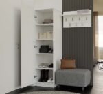 Wardrobe Liora 50 Mirror White - Image 5