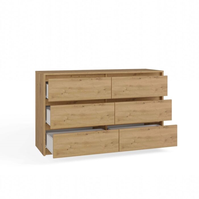 Karo 120cm Oak Effect Storage Cabinet - Image 2