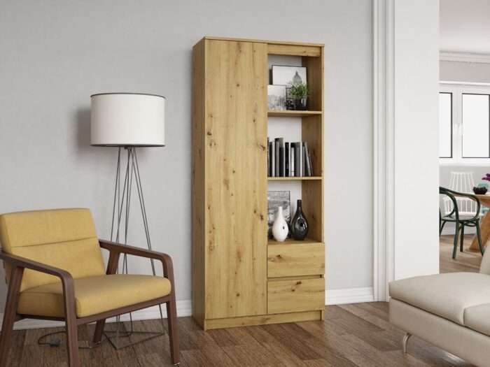 Arden RS-80 Oak Bookcase - Image 3