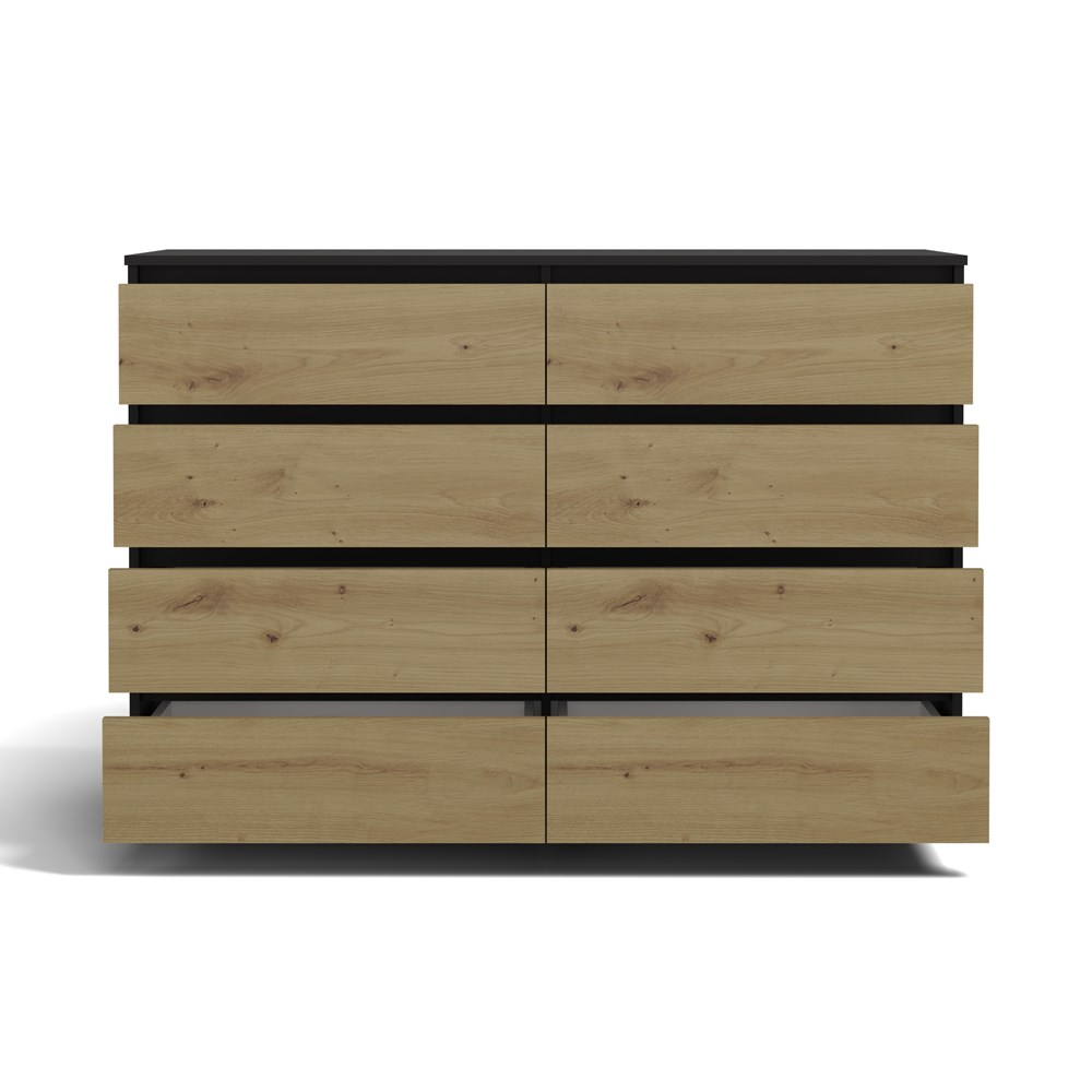 3 Malwa M8 Dresser - Anthracite & Artisan Oak - Image 9