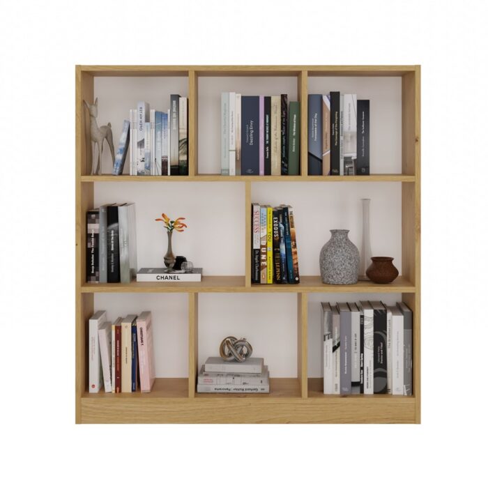Nexa 8P Oak Bookcase - Image 9