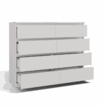 Malwa M8 8-Drawer Dresser - White - Image 2