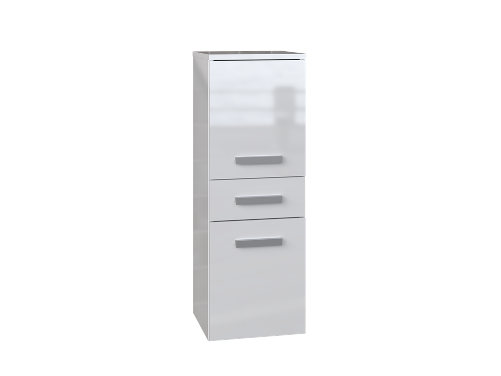 30002 Nel V DDS Bathroom Cabinet in White Gloss - Image 5