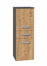 Ardent Tall Cabinet Anthracite & Oak - Image 2