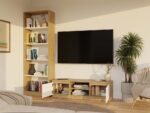 TV Stand Dalton 120 Rustic Oak - Image 14