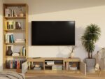 TV Stand Dalton 140 Oak & Cashmere Beige - Image 8
