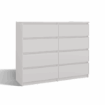 Malwa M8 8-Drawer Dresser - White