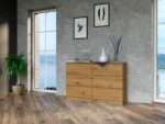 Malwa M6 6-Drawer Chest - 120cm - Artisan Oak - Image 3