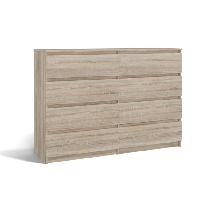 Malwa M8 Wide Chest – Sonoma Oak 140cm - Image 1