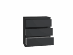 Malwa M3 Chest of Drawers - Black - Image 2