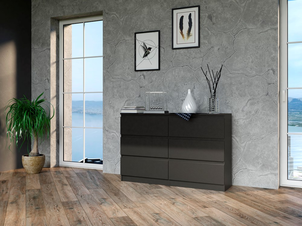 5 Malwa M6 Dresser - Black - Image 3