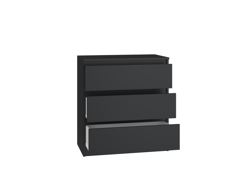 5 Malwa M3 Chest of Drawers - Black - Image 2