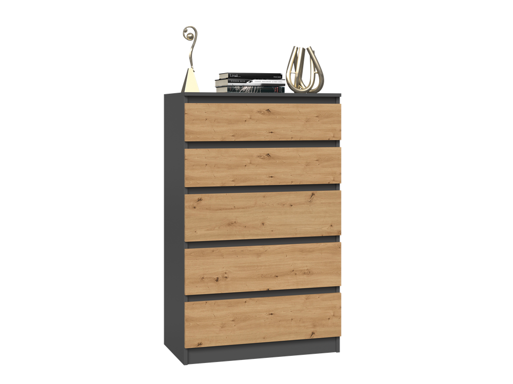 5904507201463-1 Malwa M5 Tallboy - Anthracite & Artisan Oak - Image 2